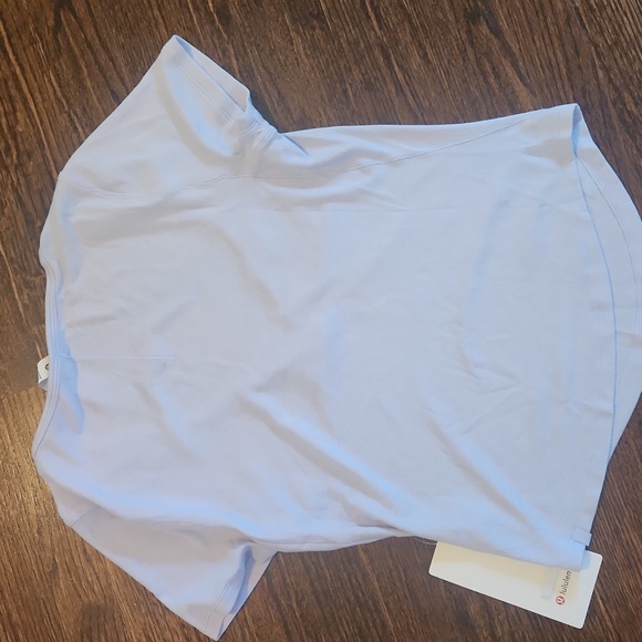 Lululemon Hold Tight Sweetheart Short-Sleeve Shirt Serene Blue NWT - Picture 5 of 6